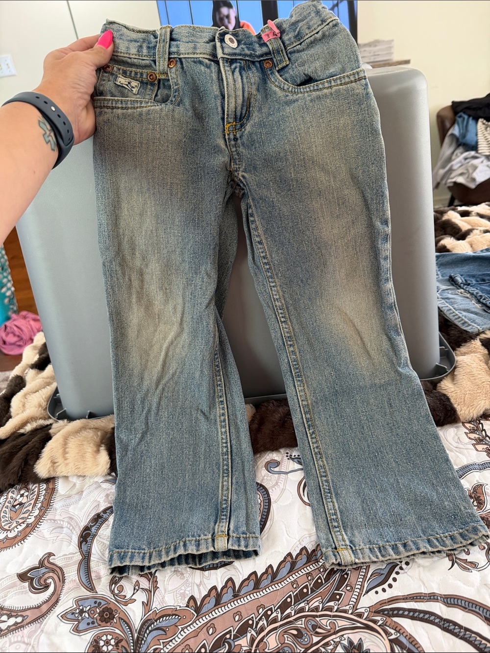 Boys Cinch Bootcut Jeans. Size 4s (slim)